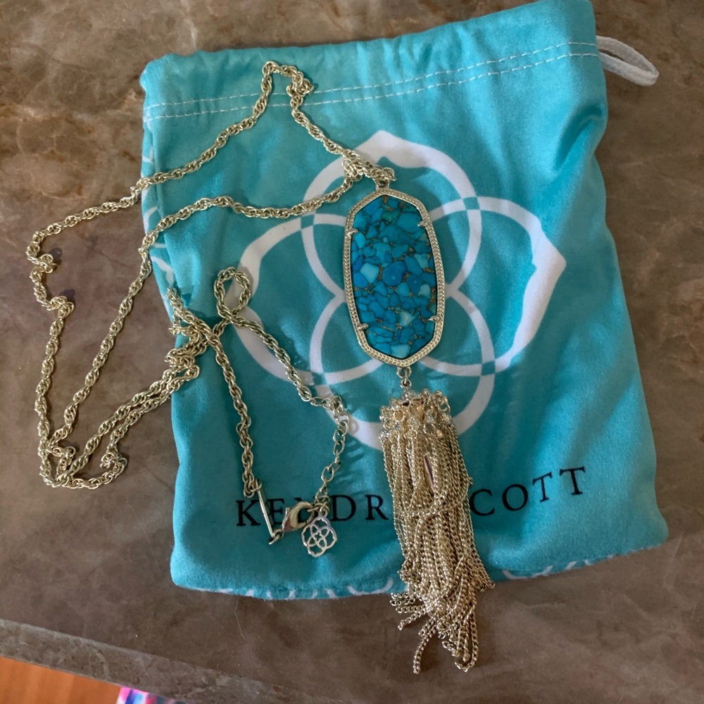 Kendra Scott turquoise Rayne Necklace